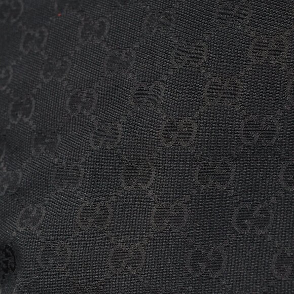 Gucci Black GG Canvas Web-Strap Small Tote - Picture 9 of 13
